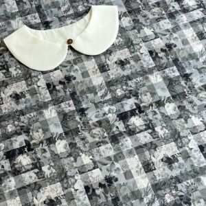 LIBERTY FABRICS リバティプリント 国産タナローン生地＜Archive Gingham＞(アーカイブギンガム)【アッシュグレー】363J6819-J23B  | メルシーオリジナル Archive Gingham | リバティ・ファブリックス正規販売店｜生地の通販メルシー