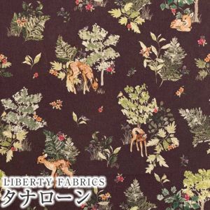 LIBERTYリバティプリント イタリア製タナローン生地＜Forest Delights ...
