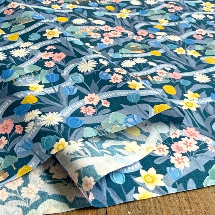 LIBERTY FABRICS リバティプリント イタリア製タナローン生地＜Park