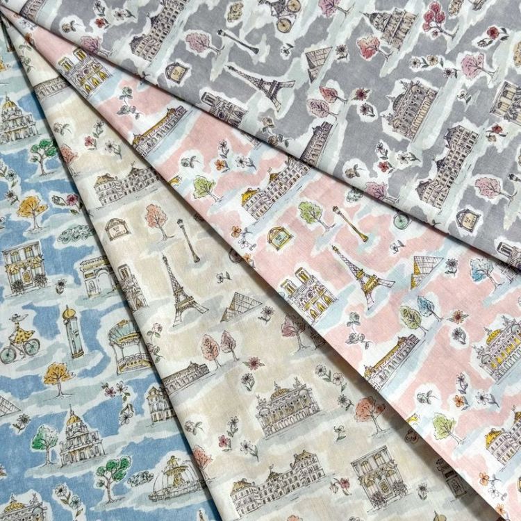 【スター☆バタフライ シーテッドリバティ 1853年/56年/57年/87 LIBERTY FABRICS リバティプリント イタリア製タナローン生地＜Paris