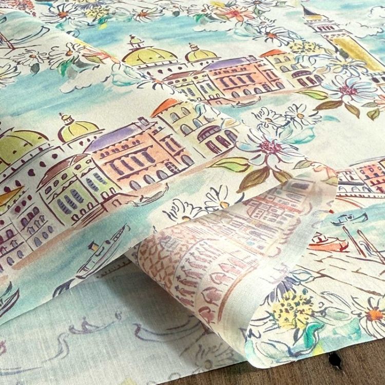 LIBERTY FABRICS リバティプリント イタリア製タナローン生地<Venezia LIBERTY FABRICS リバティプリント イタリア製タナローン生地<Venezia