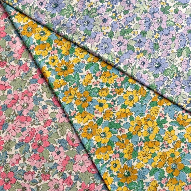 LIBERTY FABRICS リバティプリント イタリア製タナローン生地＜Dahlia