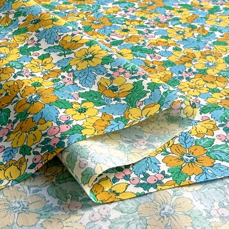 LIBERTY FABRICS リバティプリント イタリア製タナローン生地＜Dahlia