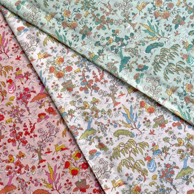 LIBERTY FABRICS リバティプリント イタリア製タナローン生地＜Liddel