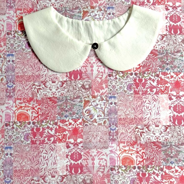 リバティプリント イタリア製タナローン生地＜Morris Patchwork