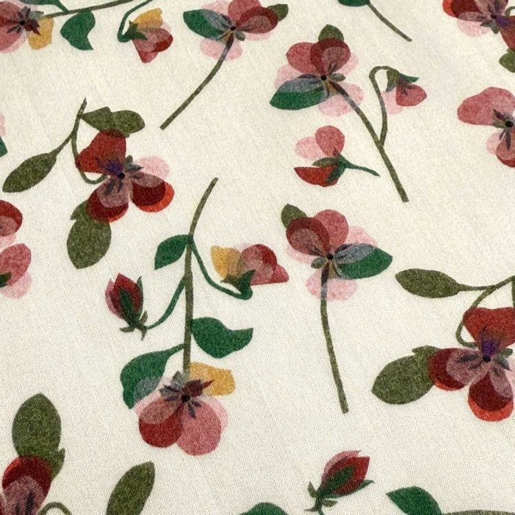 LIBERTY FABRICS リバティプリント イタリア製タナローン生地＜Pansy