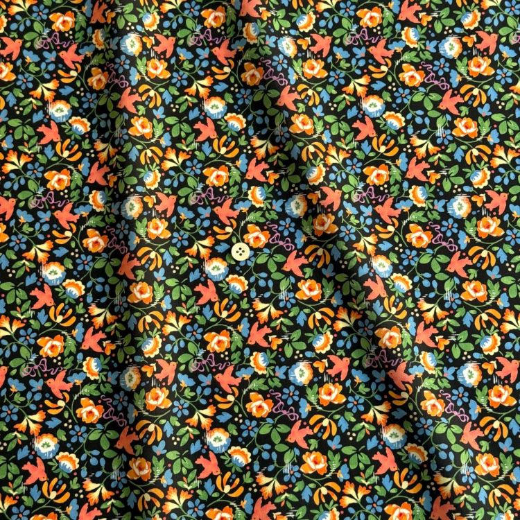 LIBERTY FABRICS リバティプリント イタリア製タナローン生地＜Emma