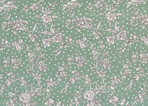 LIBERTY FABRICS リバティプリント 国産タナローン生地(エターナル)＜Malory＞(マロリー)【ミントグリーン】5491108VE |  2020年廃盤エターナル | リバティ・ファブリックス正規販売店｜生地の通販メルシー