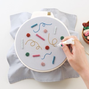 フリーステッチングスターターセット クロバー 刺繍 刺しゅう 57-410