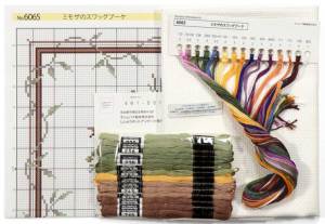 オノエ・メグミ ミモザコレクション クロスステッチクッションキット