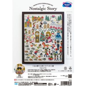 クロスステッチキット「Nostalgic Story」くるみ割り人形とネズミの