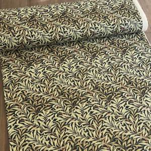 moda fabrics(モダ・ファブリックス)William Morris ウィリアムモリス オックス生地＜Willow  Bough＞(ウィローボウ)＜BLACK(ブラック)＞8113-22T | William Morris(moda fabric) |  リバティ・ファブリックス正規販売店｜生地の通販メルシー