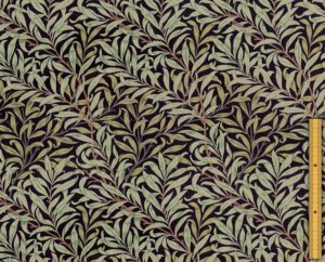 moda fabrics(モダ・ファブリックス)William Morris ウィリアムモリス オックス生地＜Willow  Bough＞(ウィローボウ)＜BLACK(ブラック)＞8113-22T | William Morris(moda fabric) |  リバティ・ファブリックス正規販売店｜生地の通販メルシー