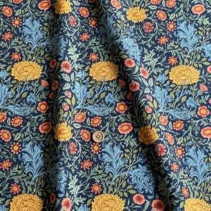 moda fabrics(モダ・ファブリックス)William Morris ウィリアムモリス シーチング生地＜DOUBLE  BOUGHS＞（ダブルバウズ）KELMSCOTT BLUE ケルムスコットブルー 8371-14 | William Morris(moda  fabric) | リバティ・ファブリックス正規販売店｜生地の通販メルシー