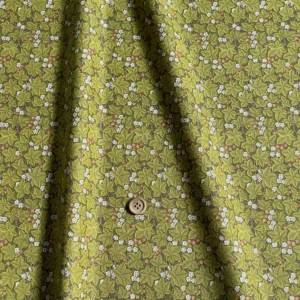 moda fabrics(モダ・ファブリックス)William Morris ウィリアムモリス シーチング生地＜BRAMBLE＞（ブランブル）FENNEL  GREEN フェンネルグリーン 8375-20 | William Morris(moda fabric) | リバティ・ファブリックス正規販売店｜生地 の通販メルシー