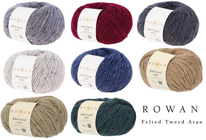 ROWANローワン Felted Tweed Aran フェルテッドツイードアラン 毛糸 DMC | 毛糸 |  リバティ・ファブリックス正規販売店｜生地の通販メルシー