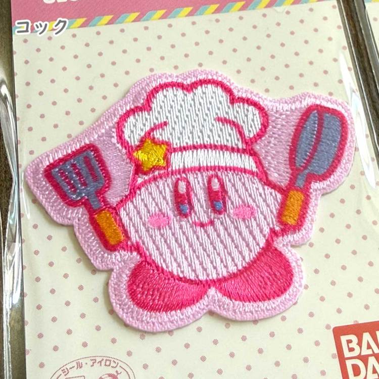 星のカービィ シール・アイロン接着両用ワッペン ソード/ミラー