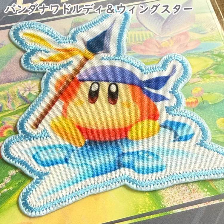 星のカービィのエアライダー シール・アイロン接着両用ワッペン