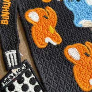 ビッグガールワッペン 縫付ワッペン 刺繍[デコ/アップリケ