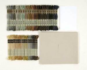 DMC×ルーヴル美術館 クロスステッチキット「モナ・リザ」 刺しゅう DMC