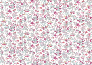 リバティ　キルティング　生地　マイメロ　オーチャード　ベージュ　105×50 リバティタナローン×リバティジャパン「マイメロディ」ナンシーズ