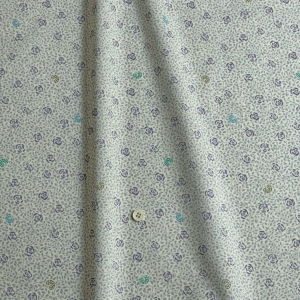 LIBERTY FABRICS リバティプリント 国産タナローン生地＜Seventy＞(セブンティー)【ブルーグレー】DC32369-J22F《メルシー創業70周年記念柄  Merci's Platinum Jubilee 2022》 | メルシー70周年記念 「Symbols」＆「Seventy」 | リバティ ・ファブリックス正規販売店｜生地 ...