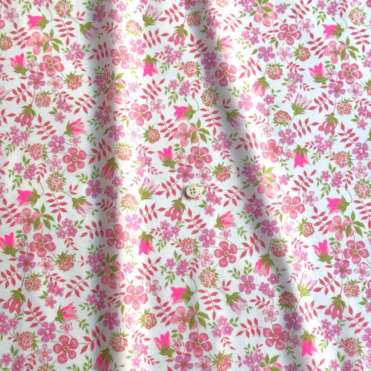 LIBERTY FABRICS リバティプリント 国産タナローン生地＜Edenham Neon