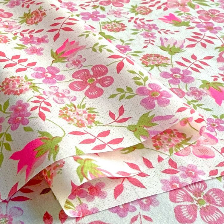 LIBERTY FABRICS リバティプリント 国産タナローン生地＜Edenham Neon