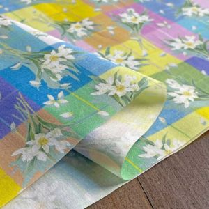 LIBERTY FABRICS リバティプリント 国産タナローン生地(エターナル)＜Dancing  Daffodil＞(ダンシング・ダッフォディル)【マルチカラー】DC33551WE | タナローン（国産） | リバティ ・ファブリックス正規販売店｜生地の通販メルシー