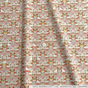 【新品】Ｍ　リバティ　ハローキティ　ブラウス　ピンク　コラボ　LIBERTY 新品】M リバティ ハローキティ ブラウス ピンク LIBERTY