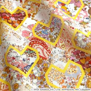 ハローキティ×リバティファブリックス LIBERTY FABRICS 国産タナローン