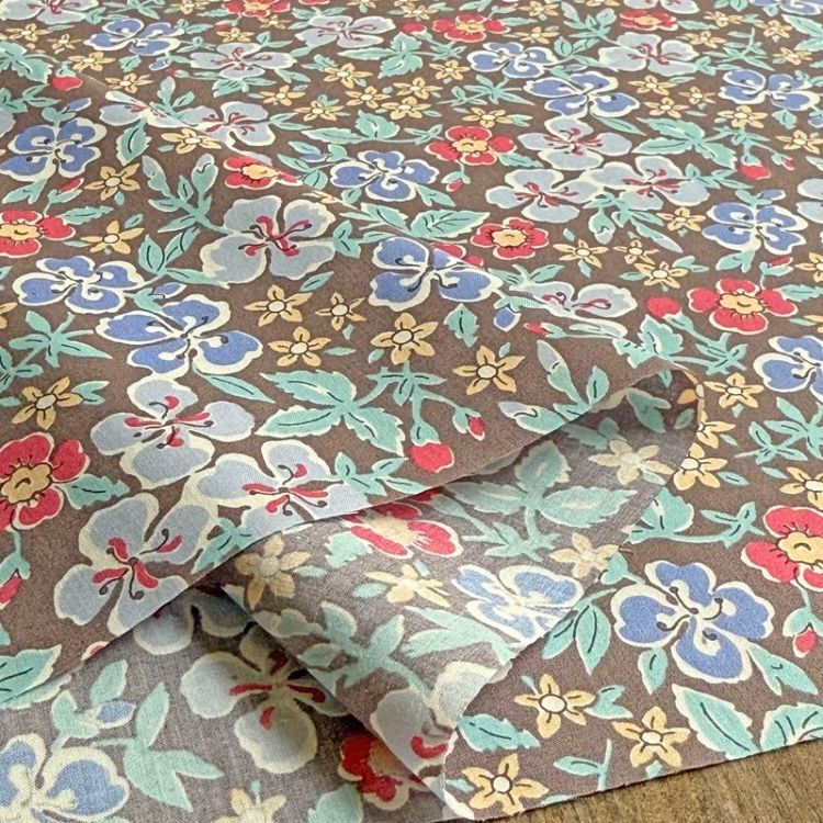 LIBERTY FABRICS リバティプリント 国産タナローン生地＜Seddon
