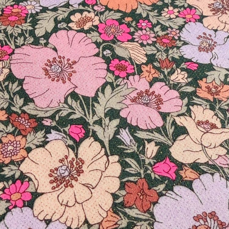 LIBERTY FABRICS リバティプリント 国産タナローン生地＜Meadow Song