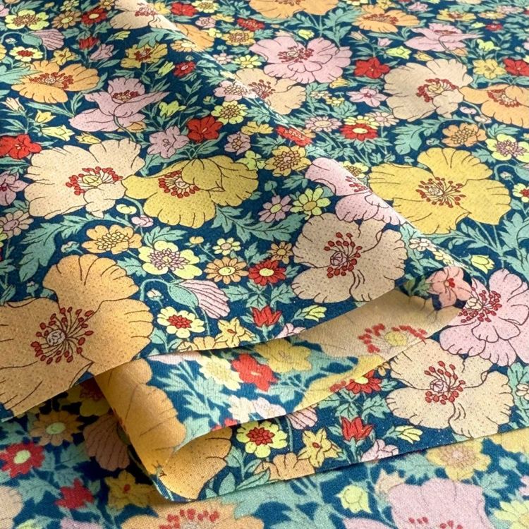 LIBERTY FABRICS リバティプリント 国産タナローン生地＜Meadow Song