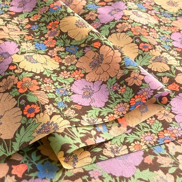 LIBERTY FABRICS リバティプリント 国産タナローン生地＜Meadow Song