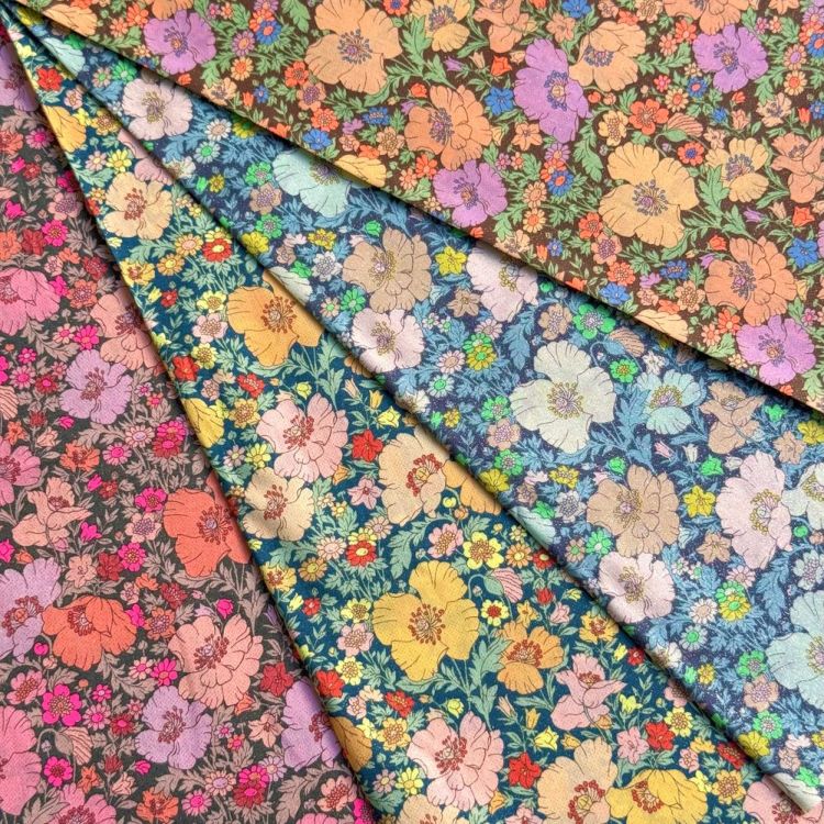 LIBERTY FABRICS リバティプリント 国産タナローン生地＜Meadow Song