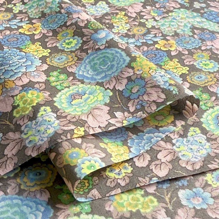 LIBERTY FABRICS リバティプリント 国産タナローン生地＜Elysian Neon