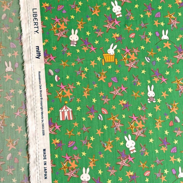 リバティ入園入学6点セット(コーリンズオーチャード・フーシャピンク&黄色リボン) The Miffy Picture Book Collection by Liberty ミッフィー×リバティ