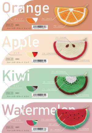 手編み フルーツモチーフ❁¨̮