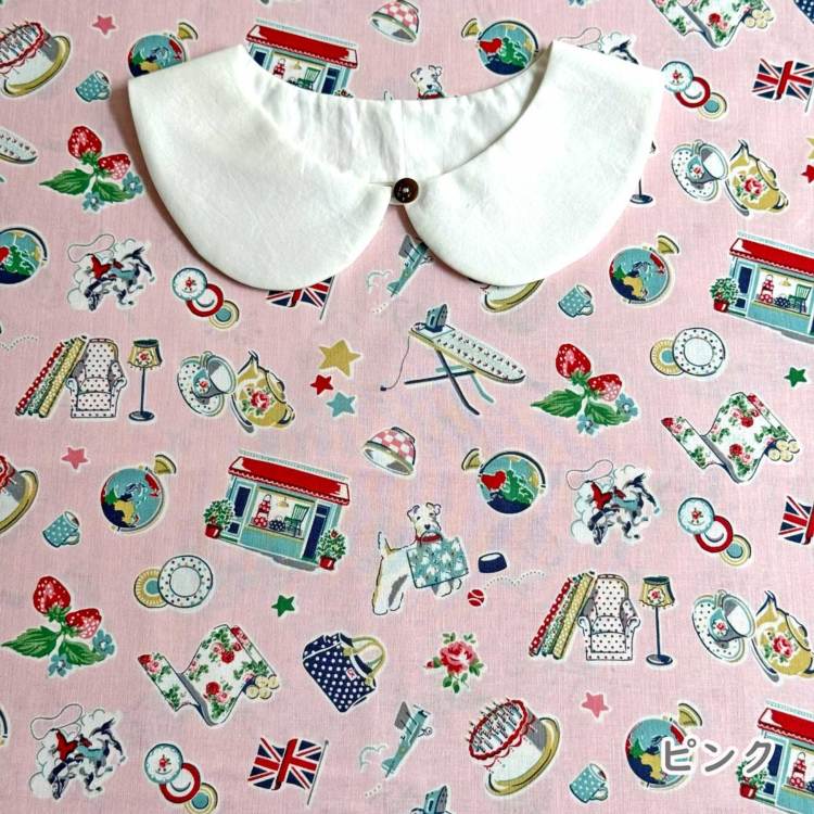 Cath Kidston キャスキッドソン 生地 シーチング生地＜All My