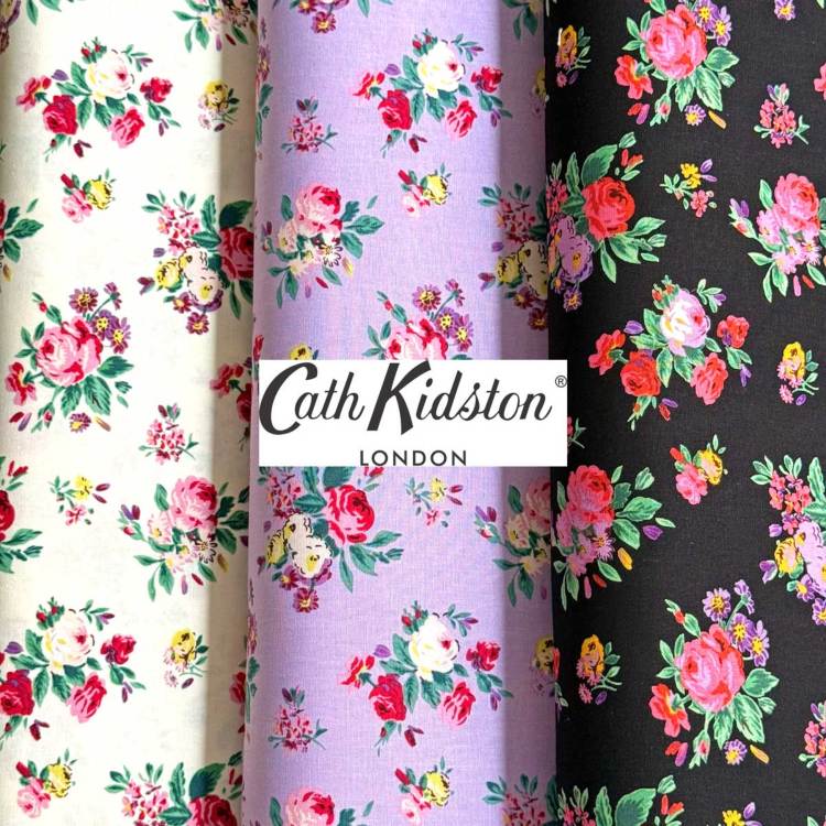 Cath Kidston キャスキッドソン 生地 キャンバス生地＜Icon Floral