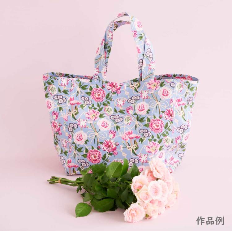 Cath Kidston キャスキッドソン 生地 オックス生地＜Rope floral