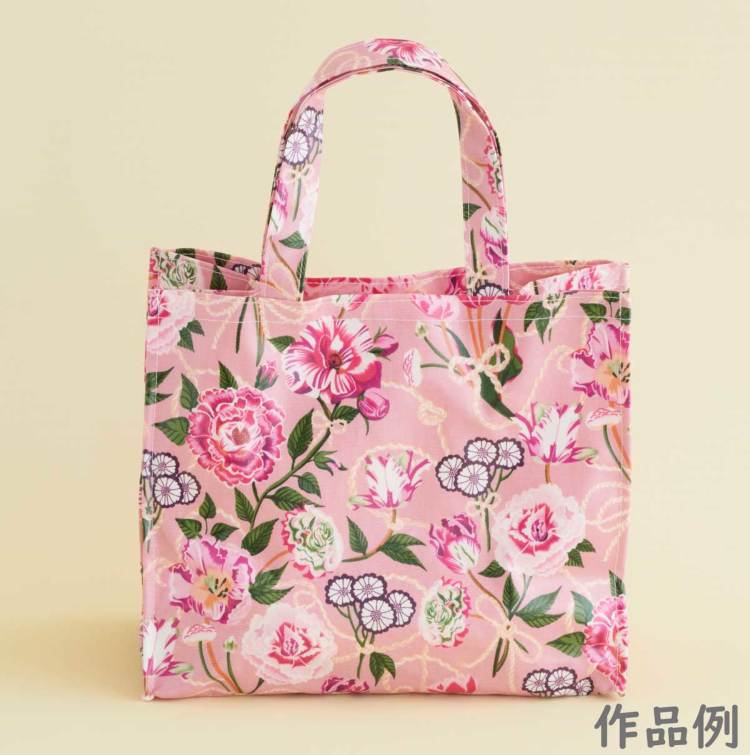 Cath Kidston キャスキッドソン 生地 オックス生地＜Rope floral