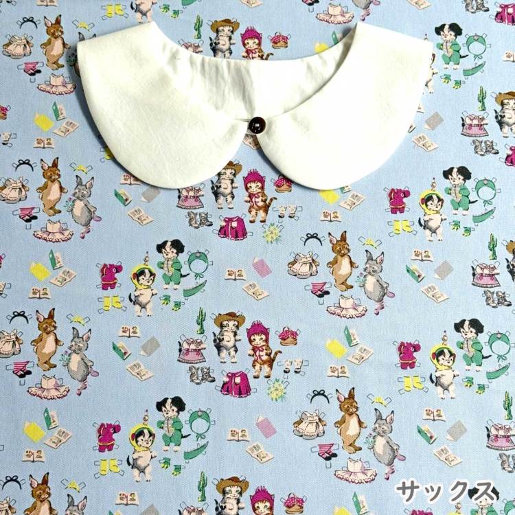 Cath Kidston キャスキッドソン 生地 オックス生地＜Storybook friends