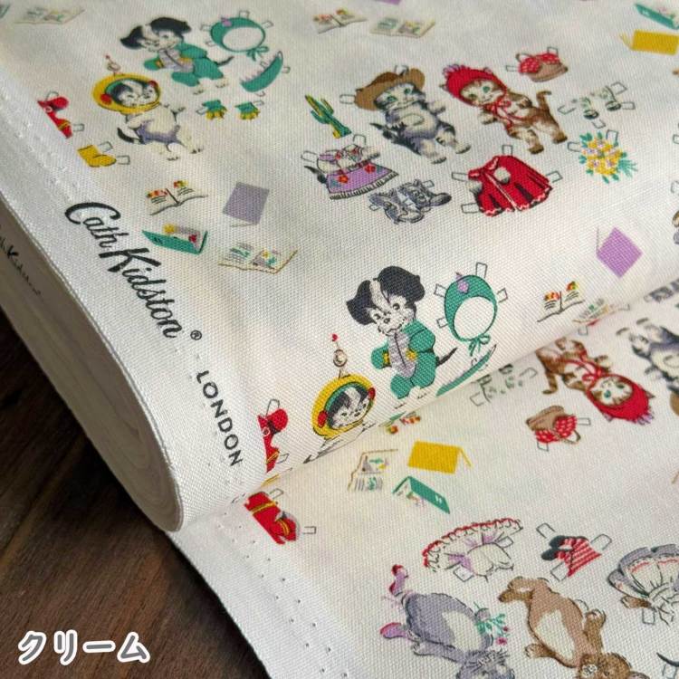 Cath Kidston キャスキッドソン 生地 オックス生地＜Storybook friends