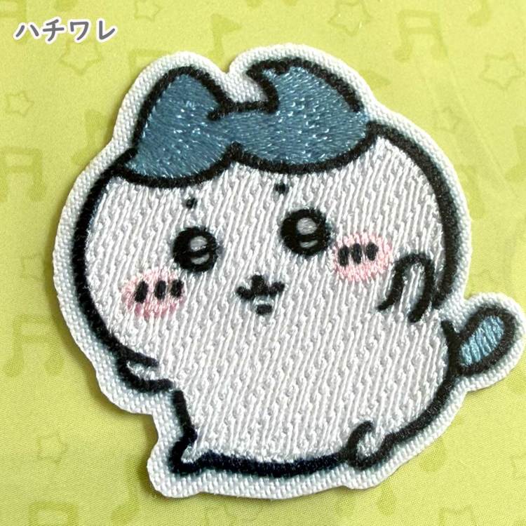 ちいかわ シール・アイロン接着両用ワッペン ちいかわ/ハチワレ/うさぎ