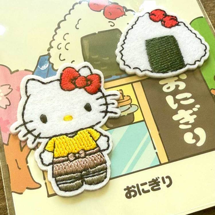 ハローキティ おみせやさん シール・アイロン接着両用ワッペン