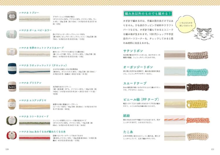 かぎ針編みの 編み図が読めるようになる本【日本文芸社】ハマナカ kiho
