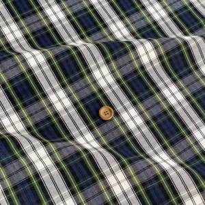TCタータンチェック生地 ブルーグリーン/レッド/ベージュ/ホワイト