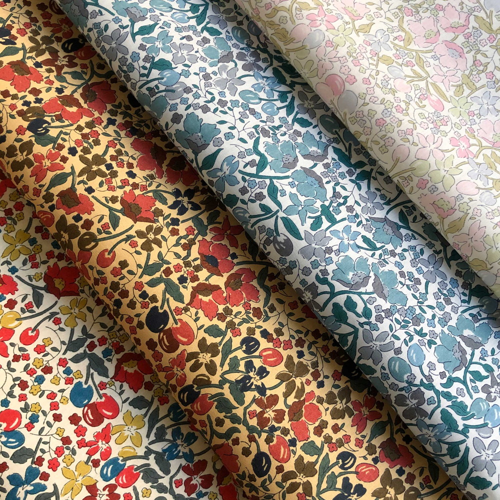 LIBERTY FABRICS リバティプリント 国産タナローン生地(エターナル)カットクロスセット4枚入り＜Coward＞(カワード)L-Coward  | リバティ・ファブリックス カットクロス | リバティ・ファブリックス正規販売店｜生地の通販メルシー